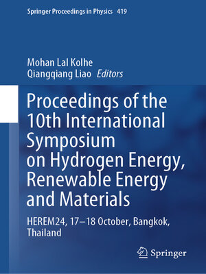 cover image of Proceedings of the 10th International Symposium on Hydrogen Energy, Renewable Energy and Materials